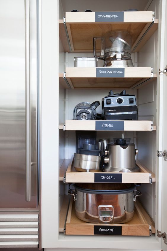 Storage for all those small kitchen appliances