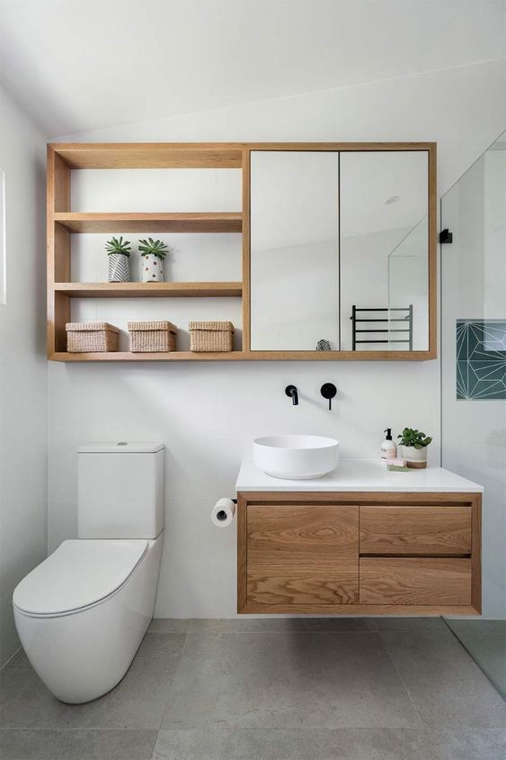 Bathroom Mirrors with Shelves - Better Bathrooms