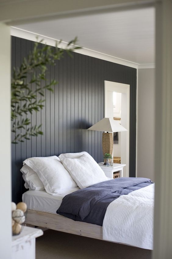 accent walls textured bedroom wood statement shiplap catching eye every space cozy makes digsdigs stain