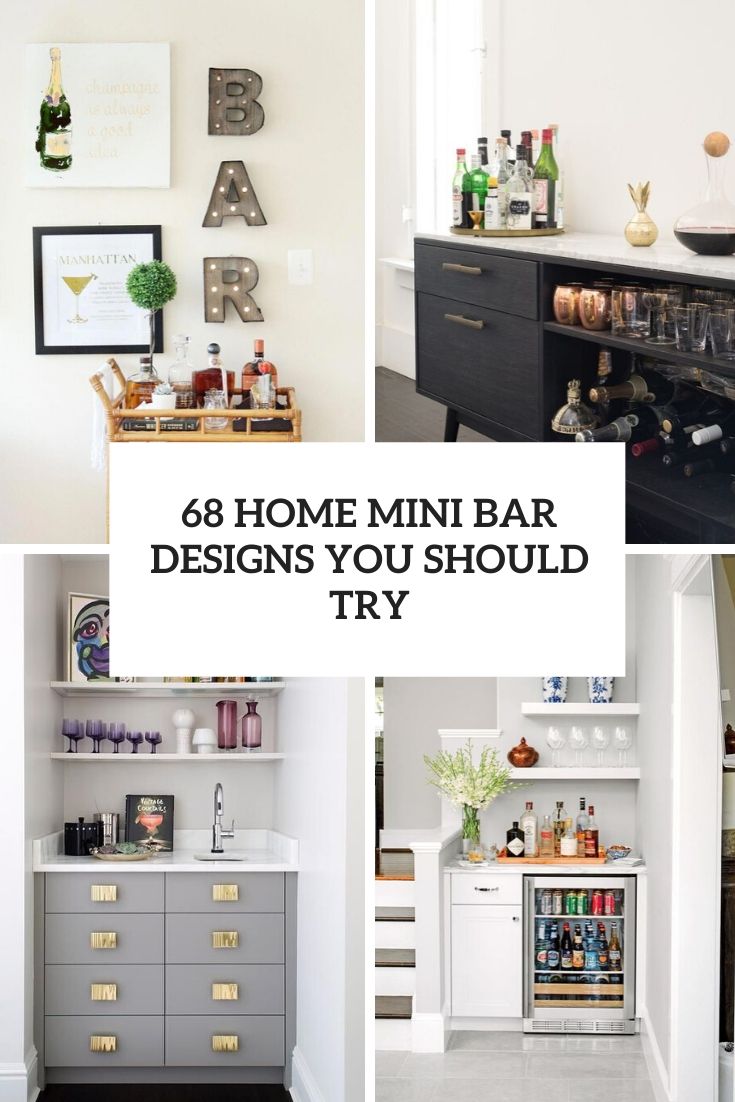 36 Mini Bar Ideas to Create a Useful Small Home Bar