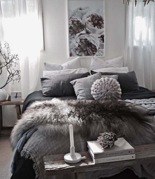 Aesthetic Cozy White Bedroom Decor Cintronbeveragegroup Com