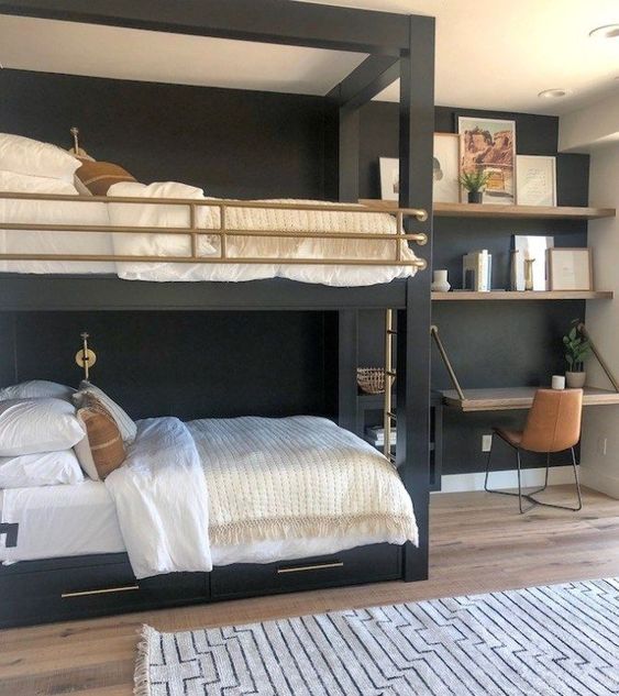 boys bedroom with bunk beds