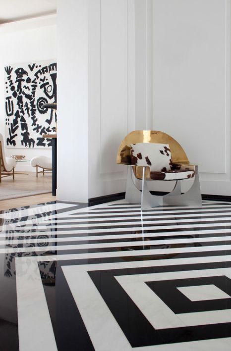 Black and White Floors That Make A Statement