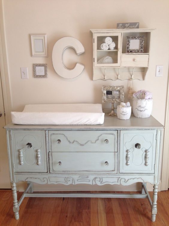 changing table wall organizer