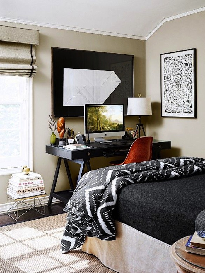 27 Cool Bedrooms And Workspaces In One - DigsDigs