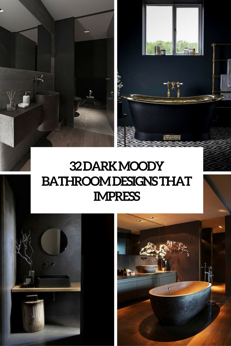 The Moody Black Bathroom Is In—And We're Here for It