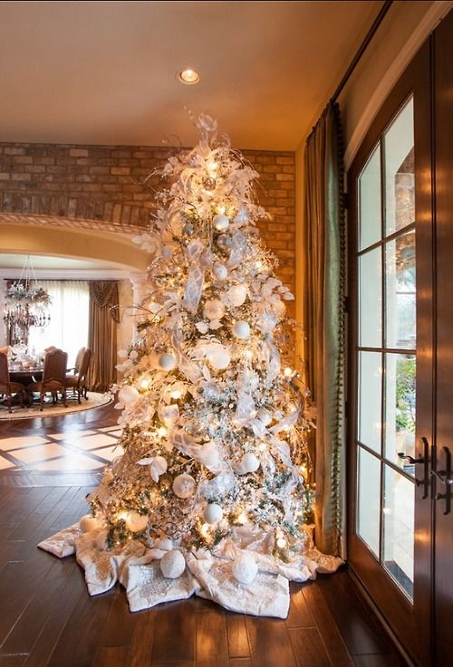 christmas tree with large lights