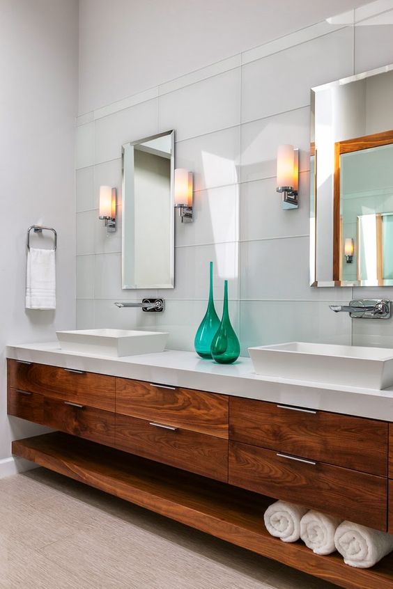 43 Floating Vanities For Stylish Modern Bathrooms DigsDigs