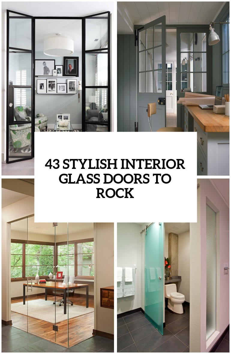 33 Stylish Glass Door Ideas To Rock Cover 