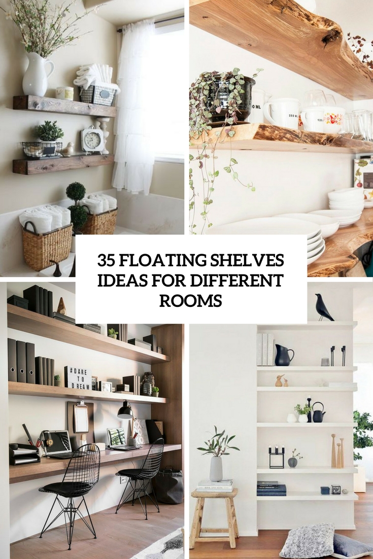 Featured image of post Home Decorating Ideas Floating Shelves : These special shelves add an immense amount of style to the home.