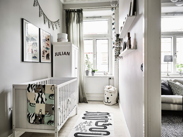 Classic Swedish Style Apartment In Neutral Shades - DigsDigs