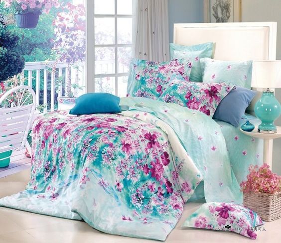 31 Beautiful And Romantic Floral Bedding Sets - DigsDigs