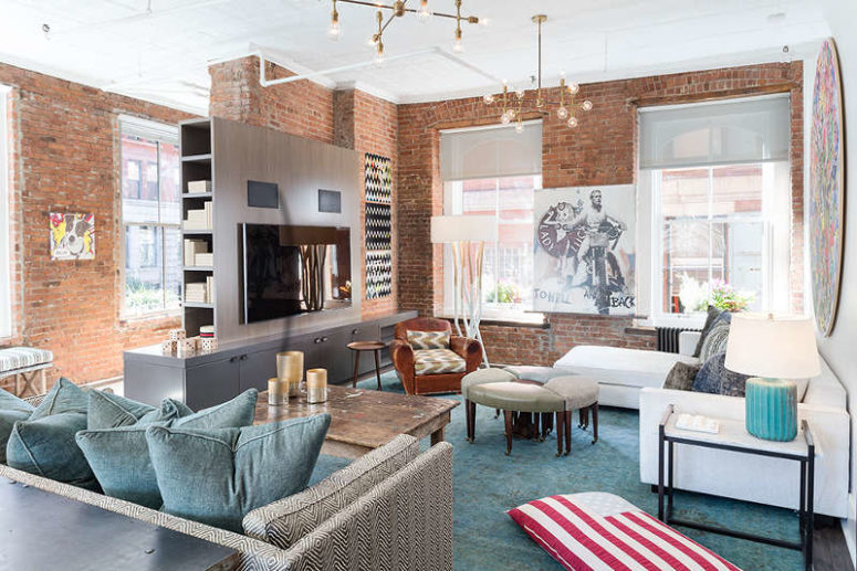 Eclectic Soho Loft With Vintage Finds And Industrial Touches - DigsDigs