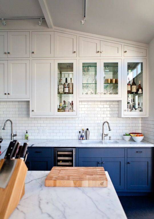 30 Gorgeous Blue Kitchen Decor Ideas - DigsDigs