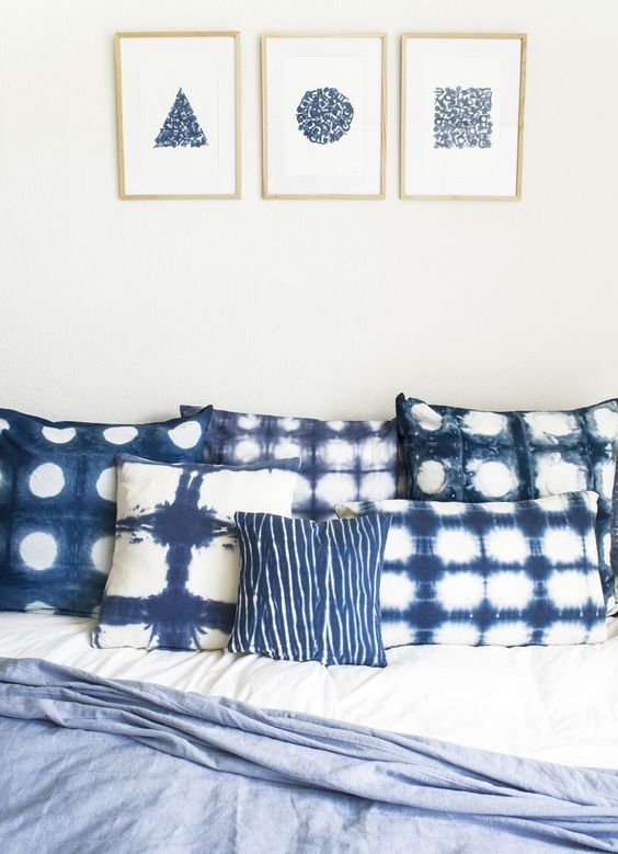 31 Trendy Shibori Home Decor Ideas To Try - DigsDigs