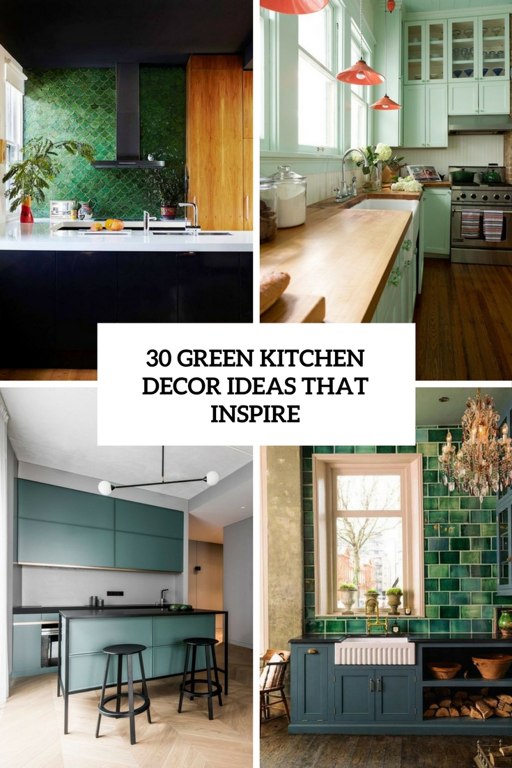 Kitchen Decor Green