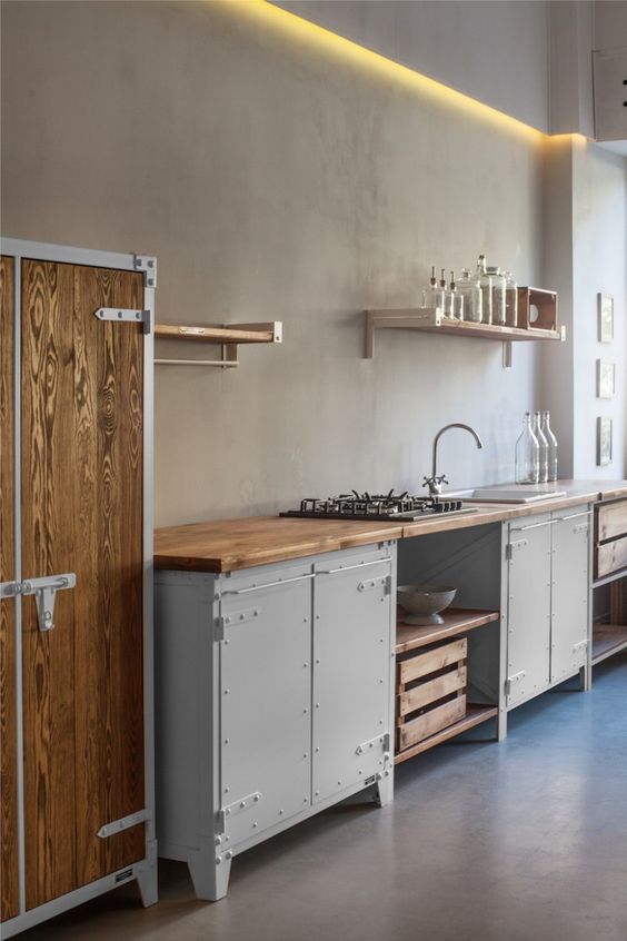 25 Trendy Freestanding Kitchen Cabinet Ideas