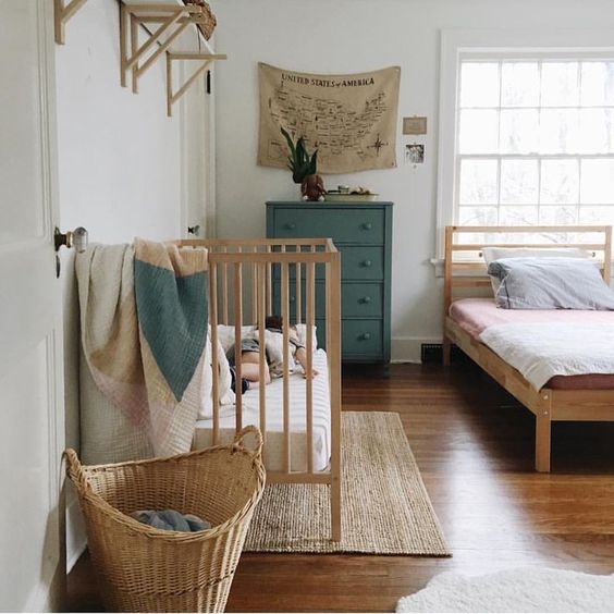 26 Ideas To Make A Nursery Work In A Master Bedroom