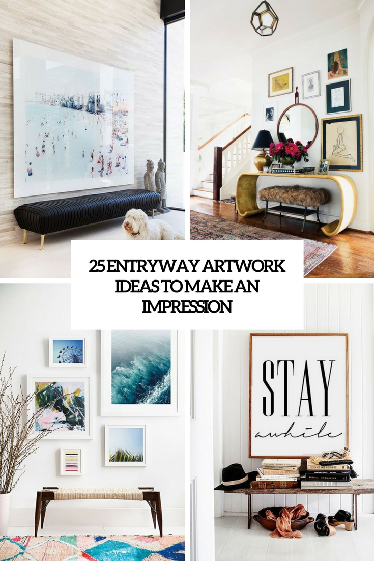 25 Entryway Artwork Ideas To Make An Impression Digsdigs