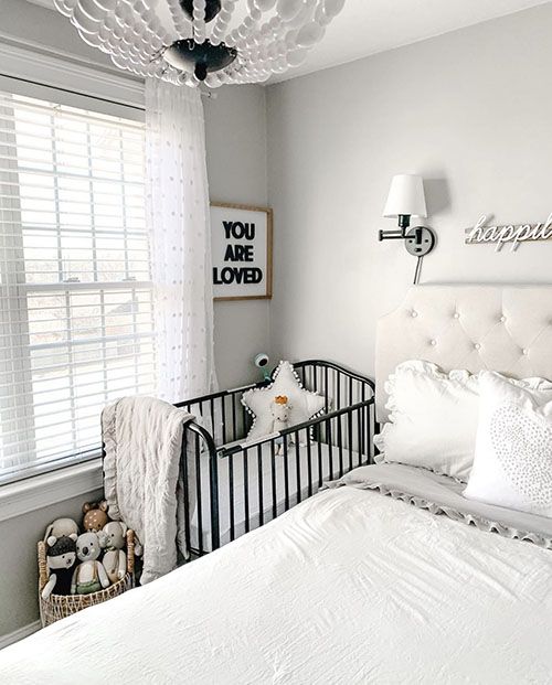 Baby room ideas grey hotsell and white