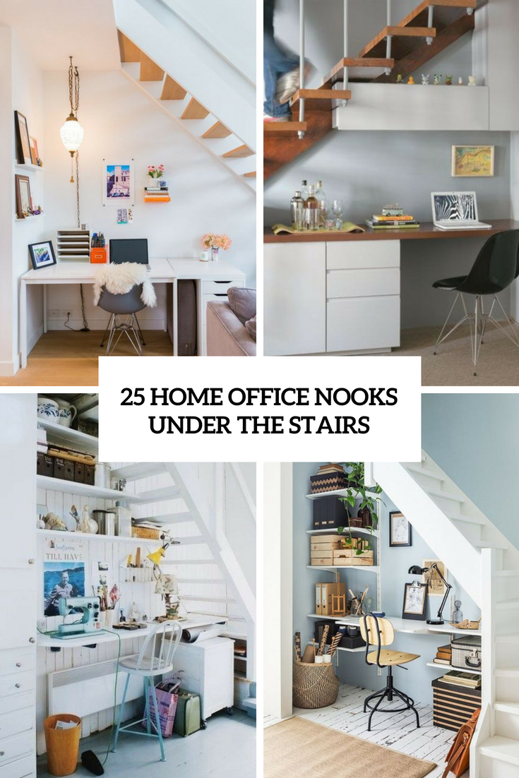 25 Cool Ways To Decorate Home Office Walls - DigsDigs