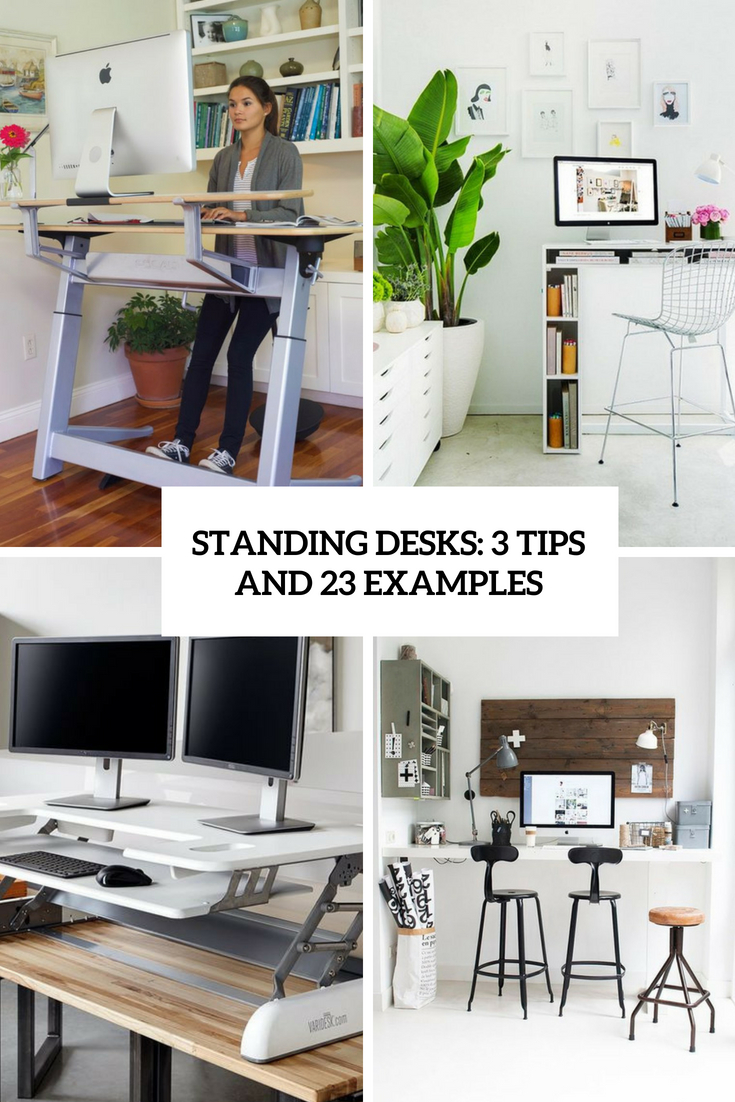 Standing Desks: 3 Tips And 23 Cool Examples - DigsDigs