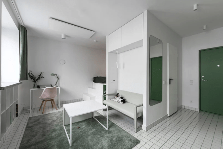 Perfectly Organized Micro Apartment Of 28 Square Meters - DigsDigs