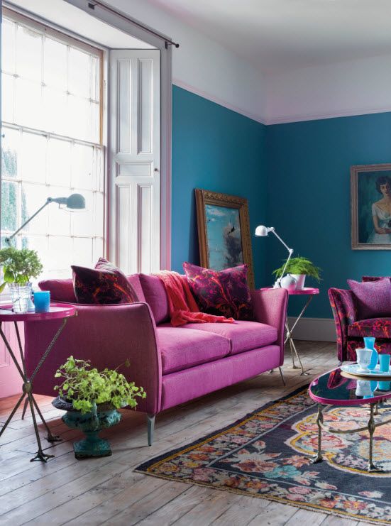 25 Stylish Ideas To Use Multiple Accent Colors - DigsDigs