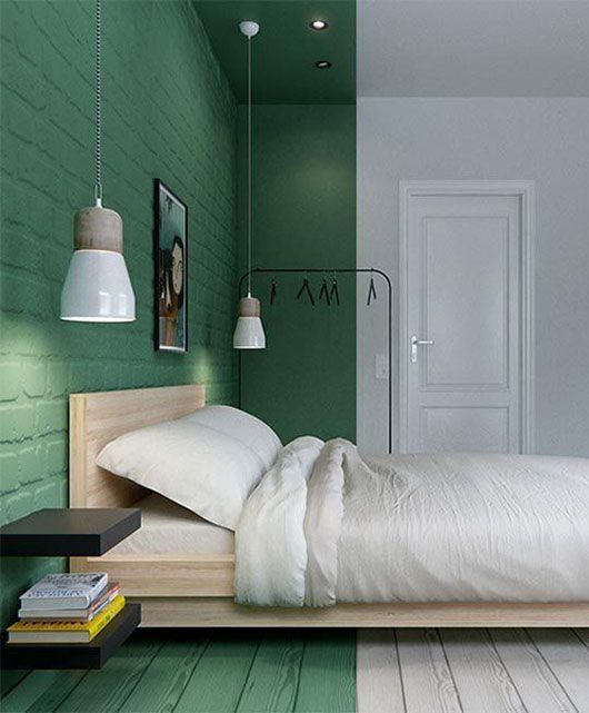 25 Edgy Color Blocking Ideas For Bedrooms - DigsDigs