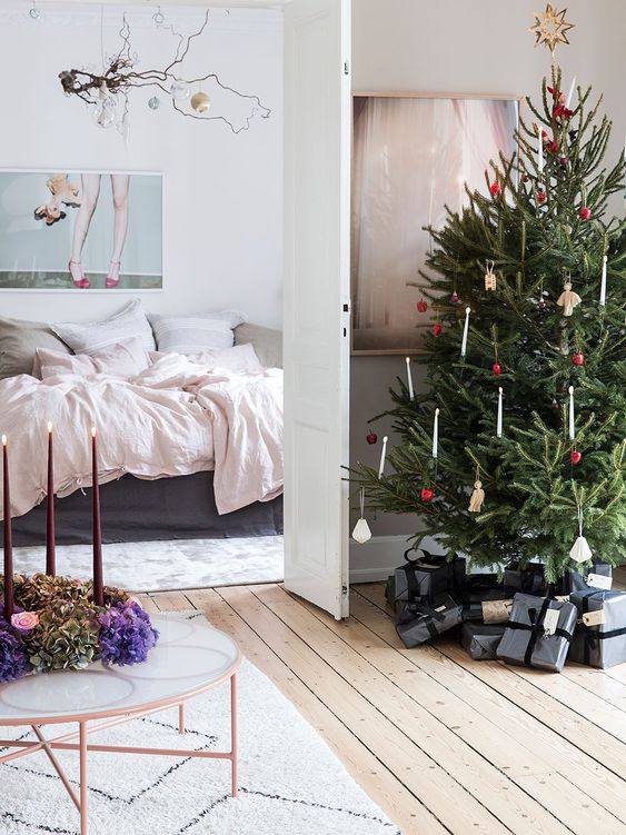 my scandinavian home: 21 Beautiful Scandinavian Christmas Tree ideas - From  Traditional to all out Crazy!