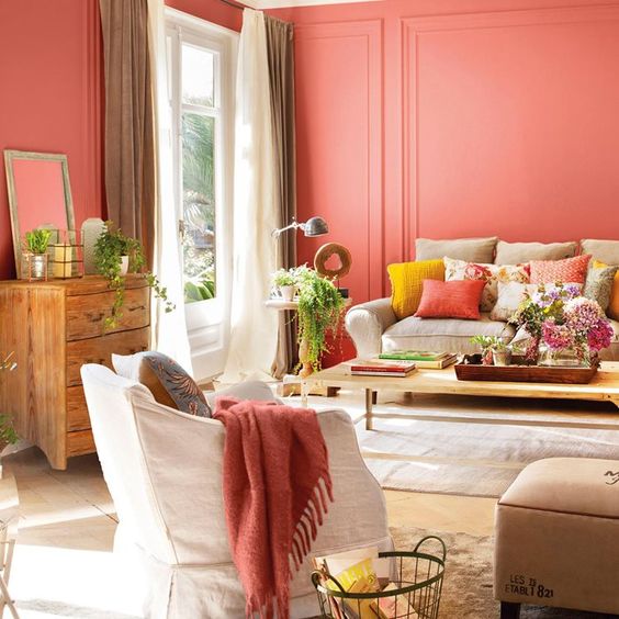 Coral Color Room : Aqua And Coral For A Fresh Summer Color Scheme - The color coral pink is a shade of orange and is representative of precious corals.