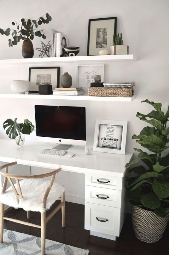 25 Home Office Shelving Ideas For Smarter Organization Digsdigs