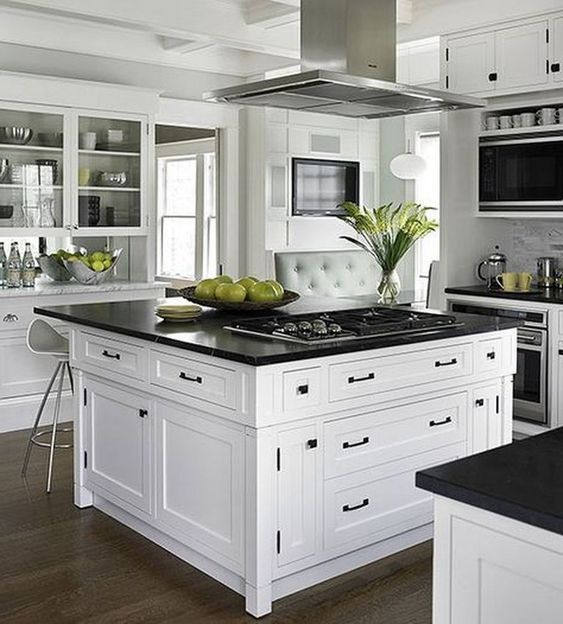 25 Trendy Contrasting Countertops For Your Kitchen - DigsDigs