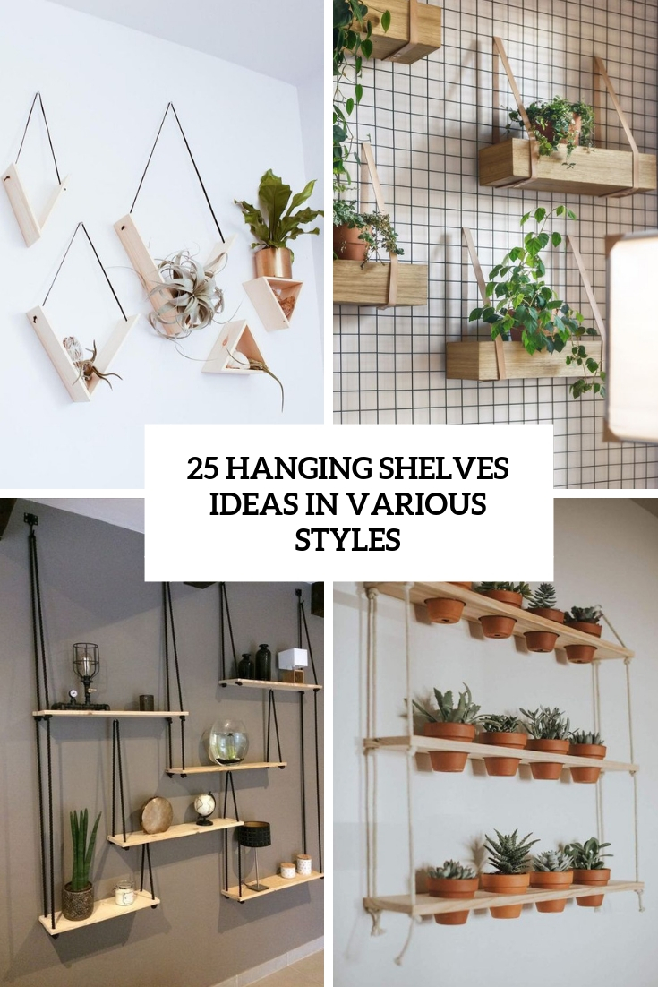 hanging shelf storage  Creative Ways To Use Hanging Storage In