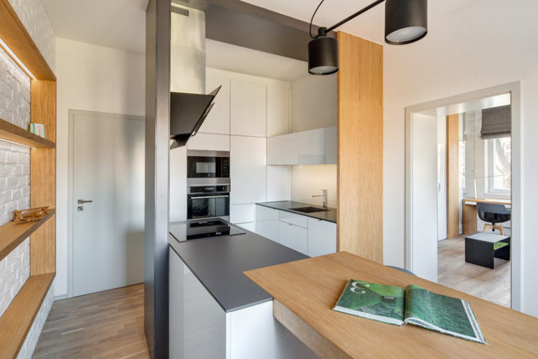 Small Yet Functional Minimalist Flat For A Young Man - DigsDigs
