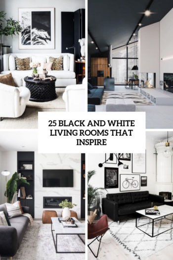 Picture Of black and white living rooms that inspire cover