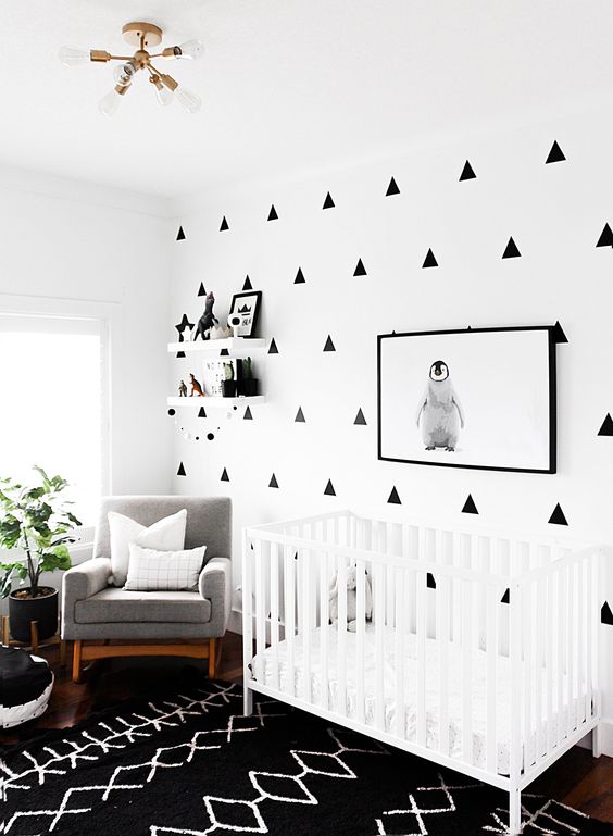 25 Black And White Nurseries That Excite And Inspire - DigsDigs