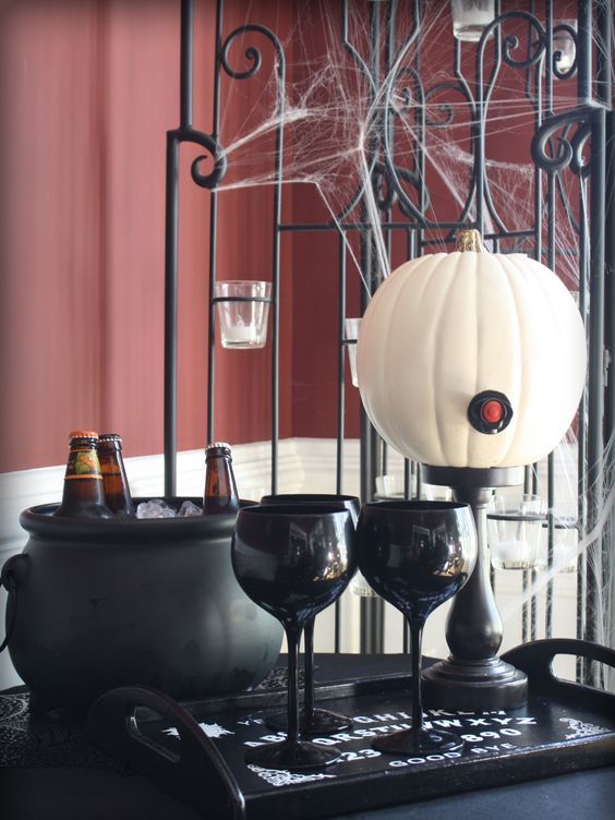 Fun & Easy Halloween Drink Station Ideas - Funtastic Life