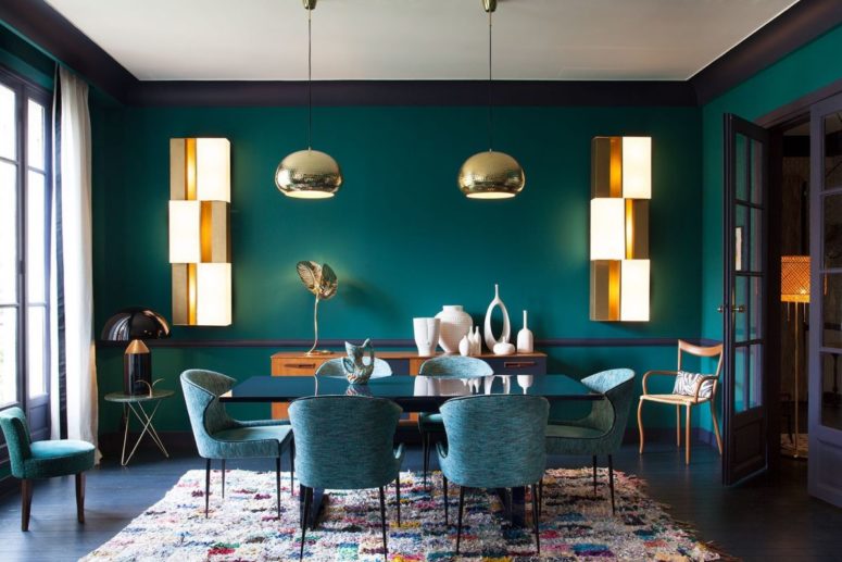 Blue And Green Dining Room Ideas