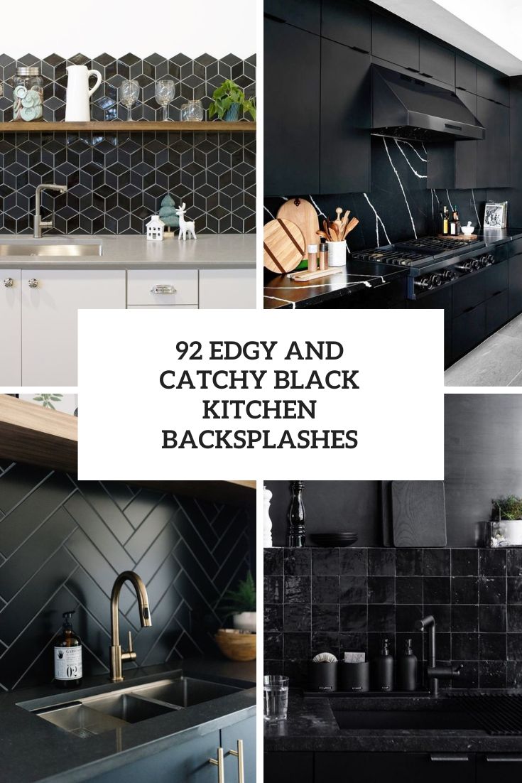 51 Stylish and Elegant Black and White Kitchen Ideas - Matchness