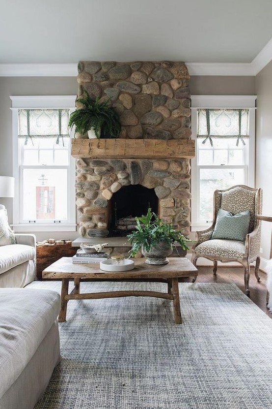 92 Stone Fireplaces For Ultimate Coziness - DigsDigs