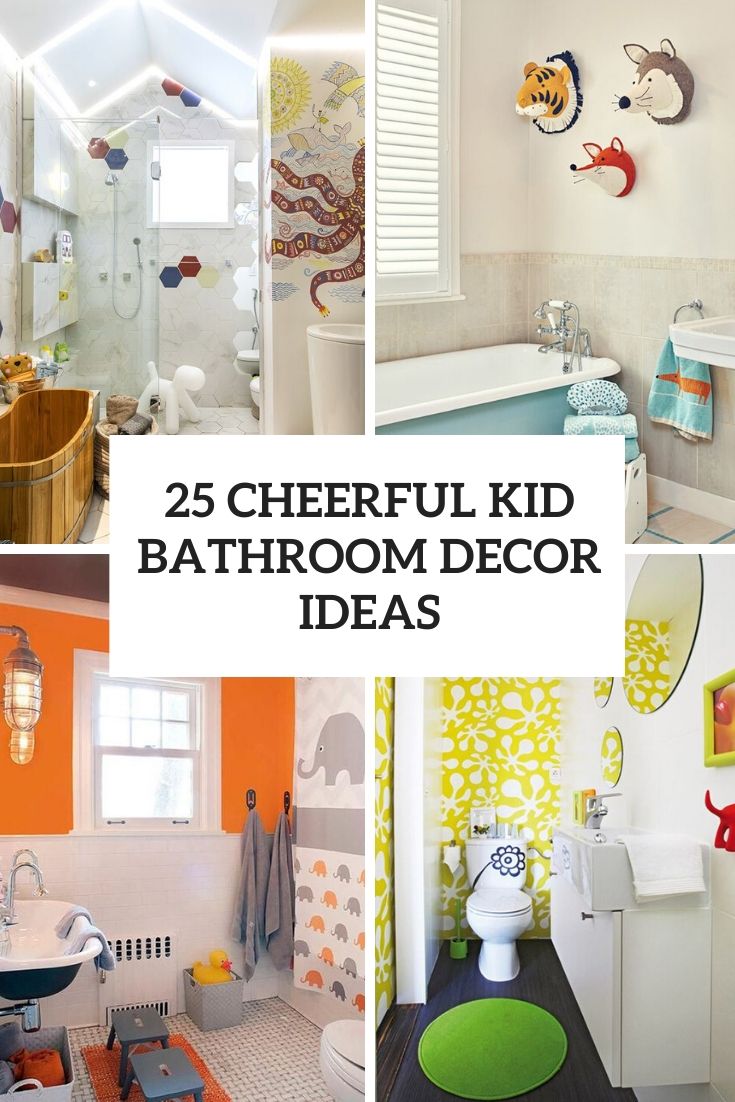 25 Kids Bathroom Decor Ideas  Kids bathroom girls, Kid bathroom decor,  Bathroom themes