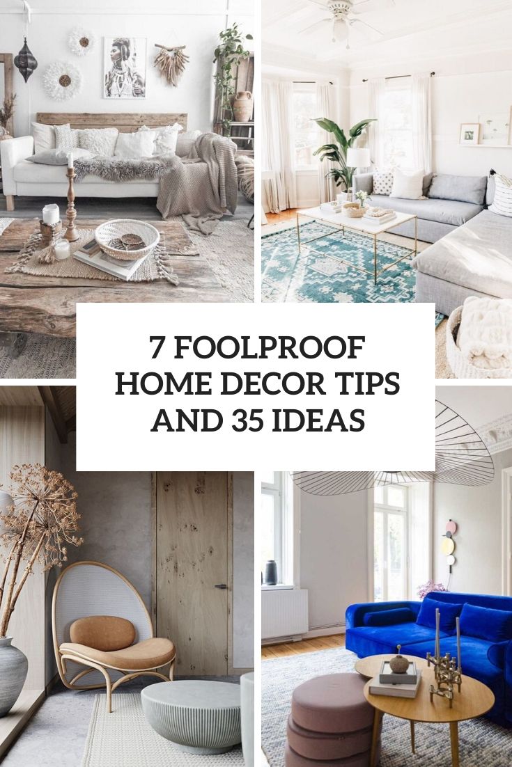 7 Foolproof Home Decor Tips And 35 Ideas - DigsDigs