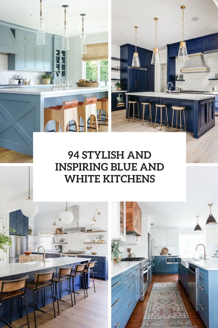 How to Style Blue Kitchen Cabinets in 2020 on