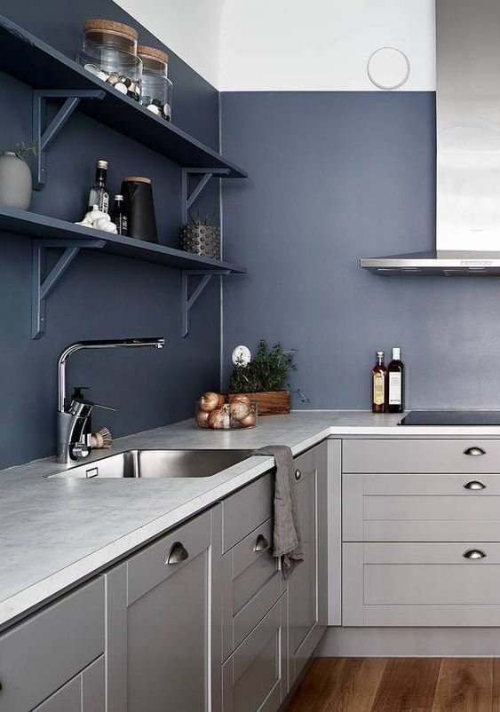 Light Blue Gray Kitchen Walls – Things In The Kitchen