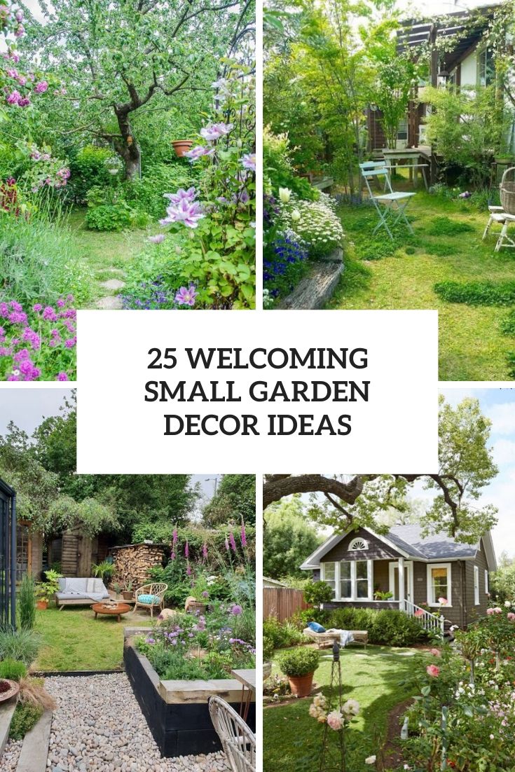 25 Welcoming Small Garden Decor Ideas DigsDigs