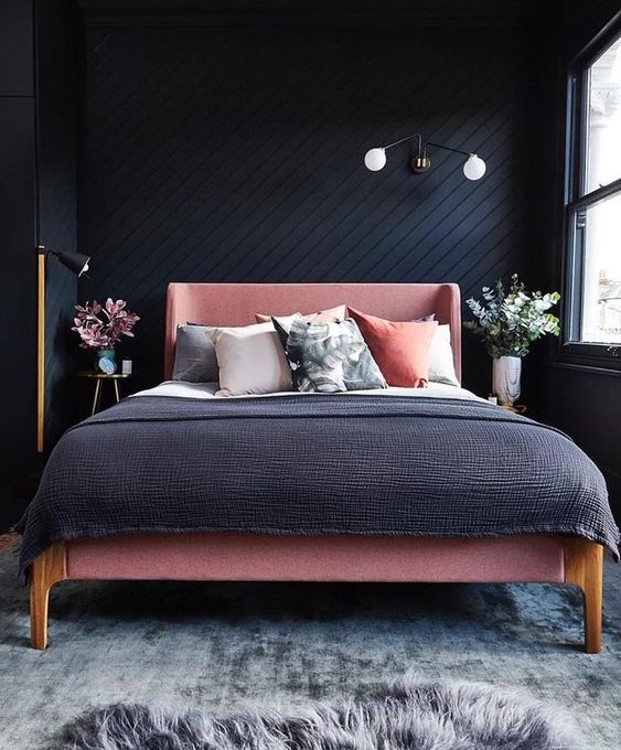 25 Refined Pink And Black Bedroom Decor Ideas - DigsDigs