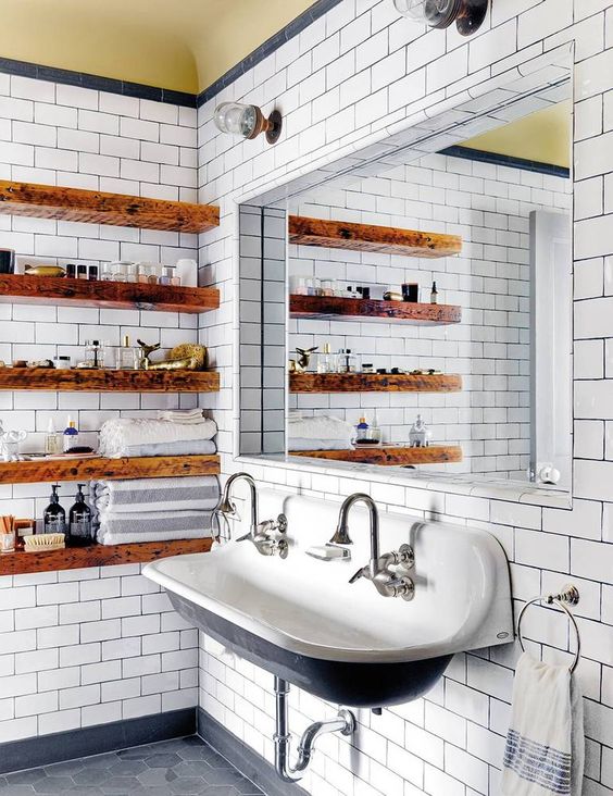 https://www.digsdigs.com/photos/2020/09/05-staiend-wooden-slab-open-shelves-soften-the-vintage-industrial-bathroom-making-it-look-warmer.jpg