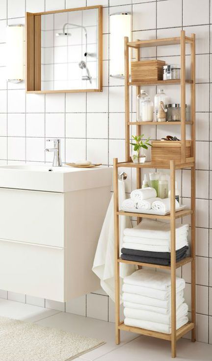 25 Smart And Stylish Bathroom Shelving Ideas - DigsDigs