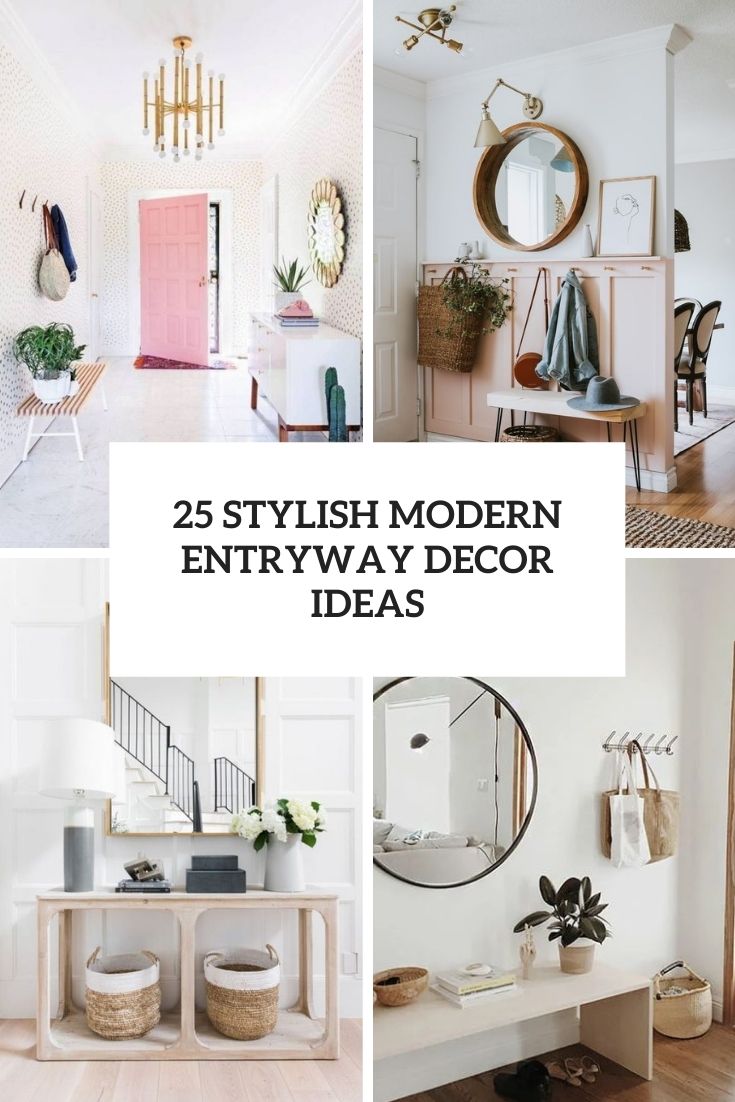 25 Stylish Modern Entryway Decor Ideas - DigsDigs